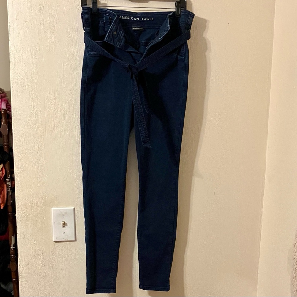American Eagle Outfitters Women's Navy Ankle Jeans